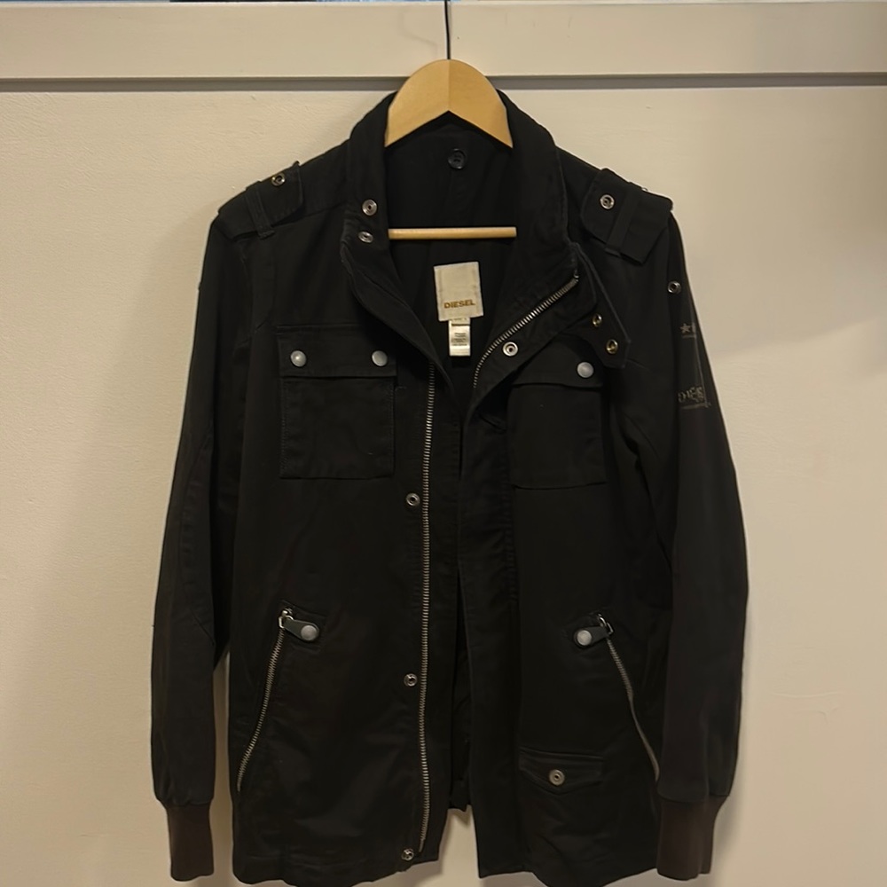 Diesel men’s jacket, size US S, lovingly worn.  Excellent shape.
